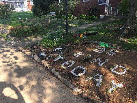Some lovely garden art on campus; Photo by: Theresa Dougal