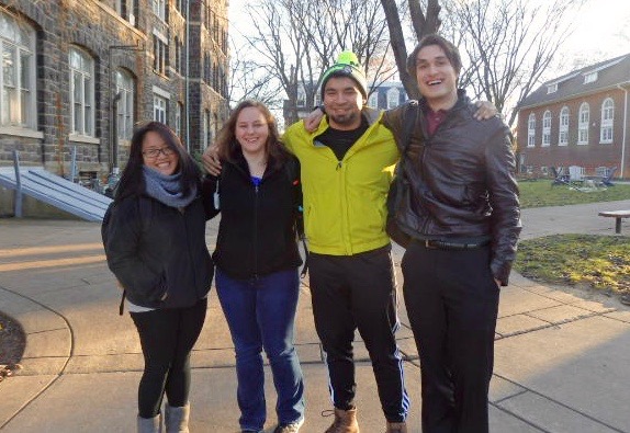 Left to right: Vina Aguirre, Katelyn Snyder, Marlon Moraga, Max Kraft
