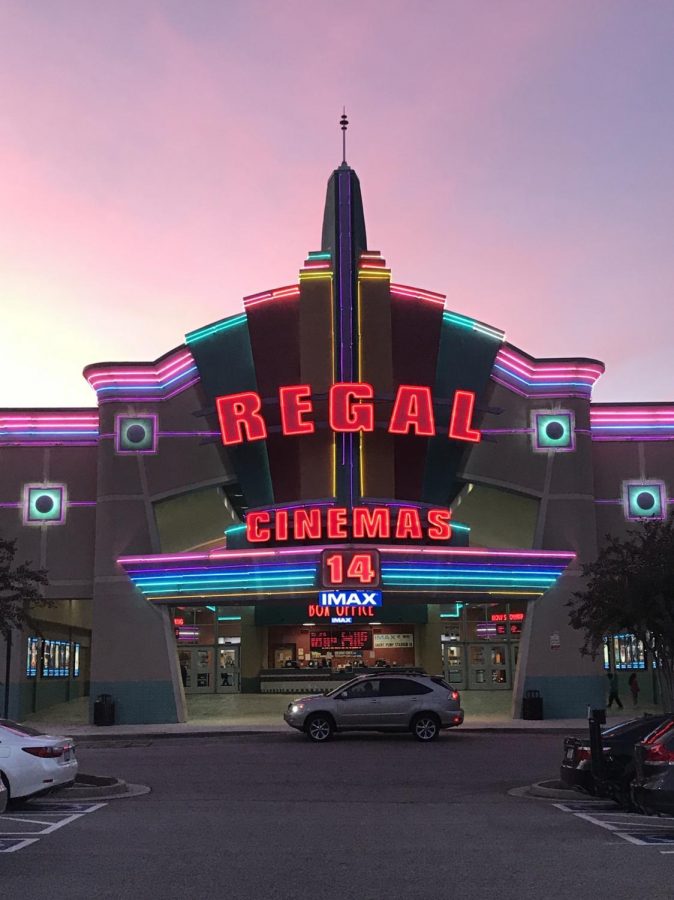 Photo of movie theater.