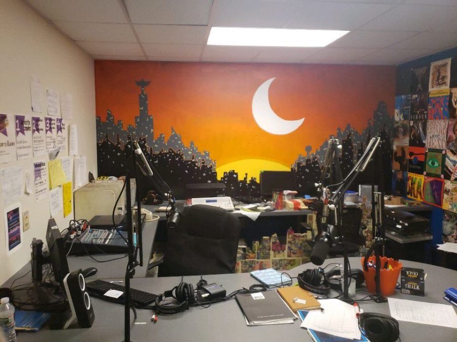 Studio of MoCo Radio 