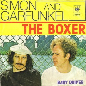 the album art of The Boxer by Simon and Garfunkel