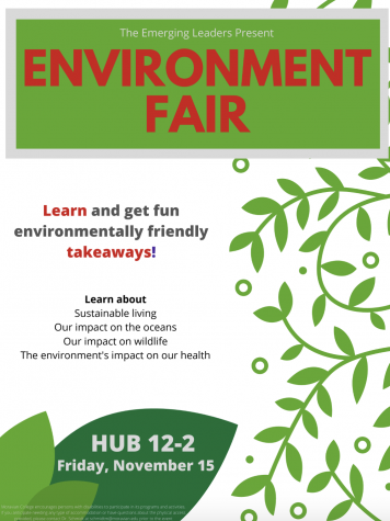 A flyer for the Emerging Leaders-sponsored event, the Environment Fair