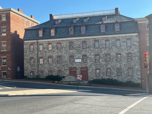 Photo by Lola Offenback. The 1748 Second Single Brethren’s House, facing Main St. 
