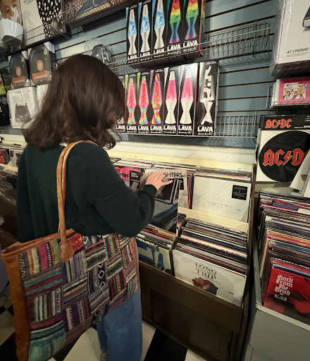 Pictured: Rose Diekmann in Jim Thorpe Record Shop in 2024. Photo by Lauren Campbell.
