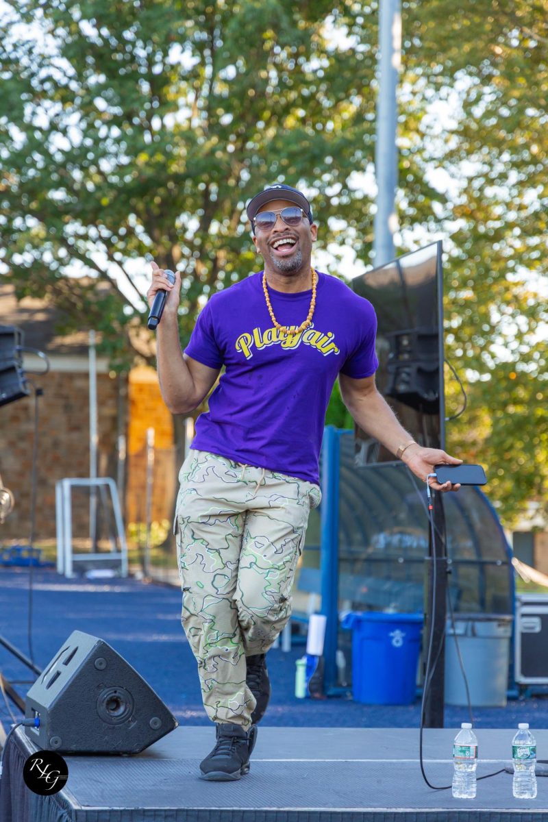 Alex, the MC of the Playfair experience. 