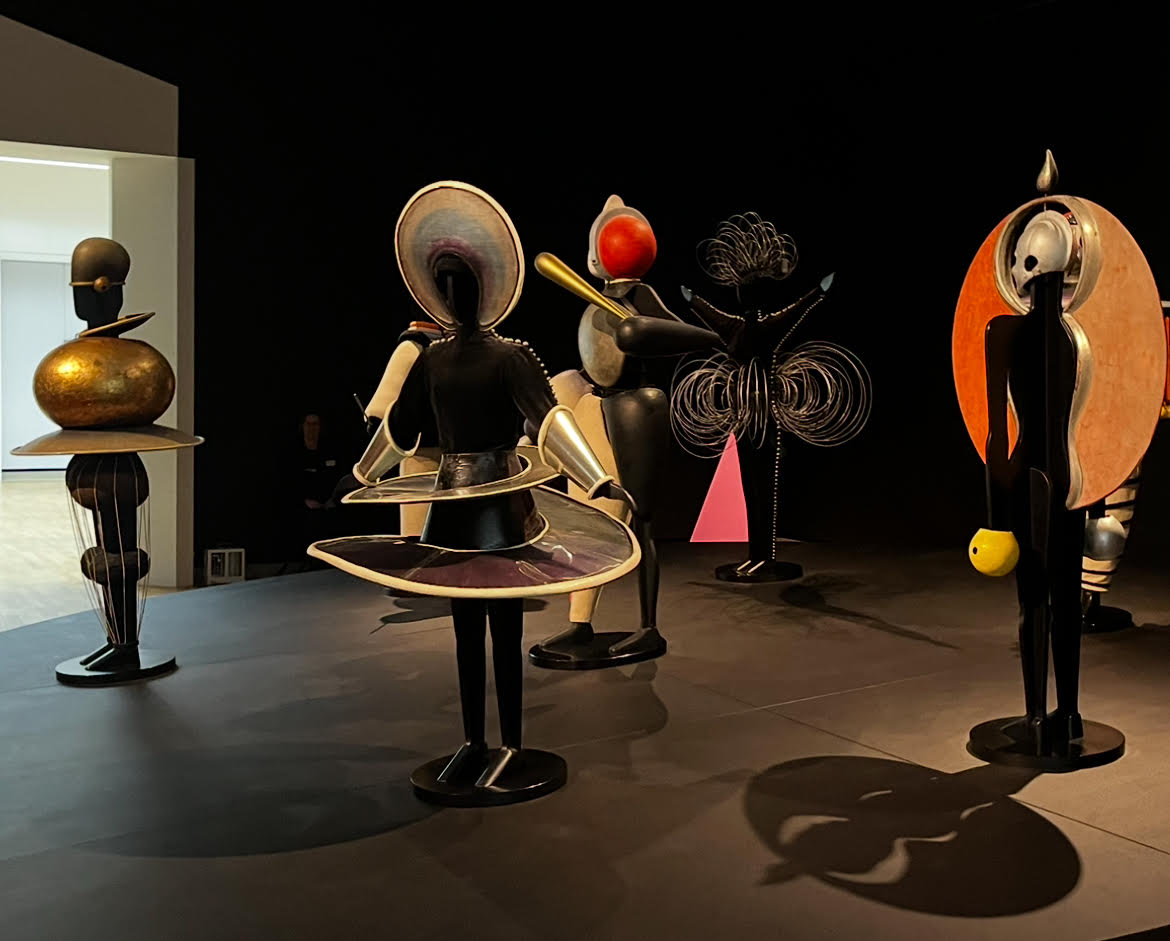 Photo by Khristina Haddad. Pictured: Staatsgalerie Stuttgart in Germany,  
Triadic Ballet by Oskar Schlemmer
1922. 