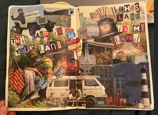 Photo by Megan Smith. Pictured: Journal page