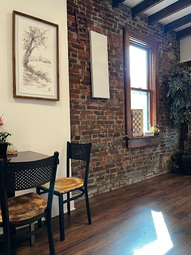 Photo by Lola Offenback. Interior of Paradise Kafe.